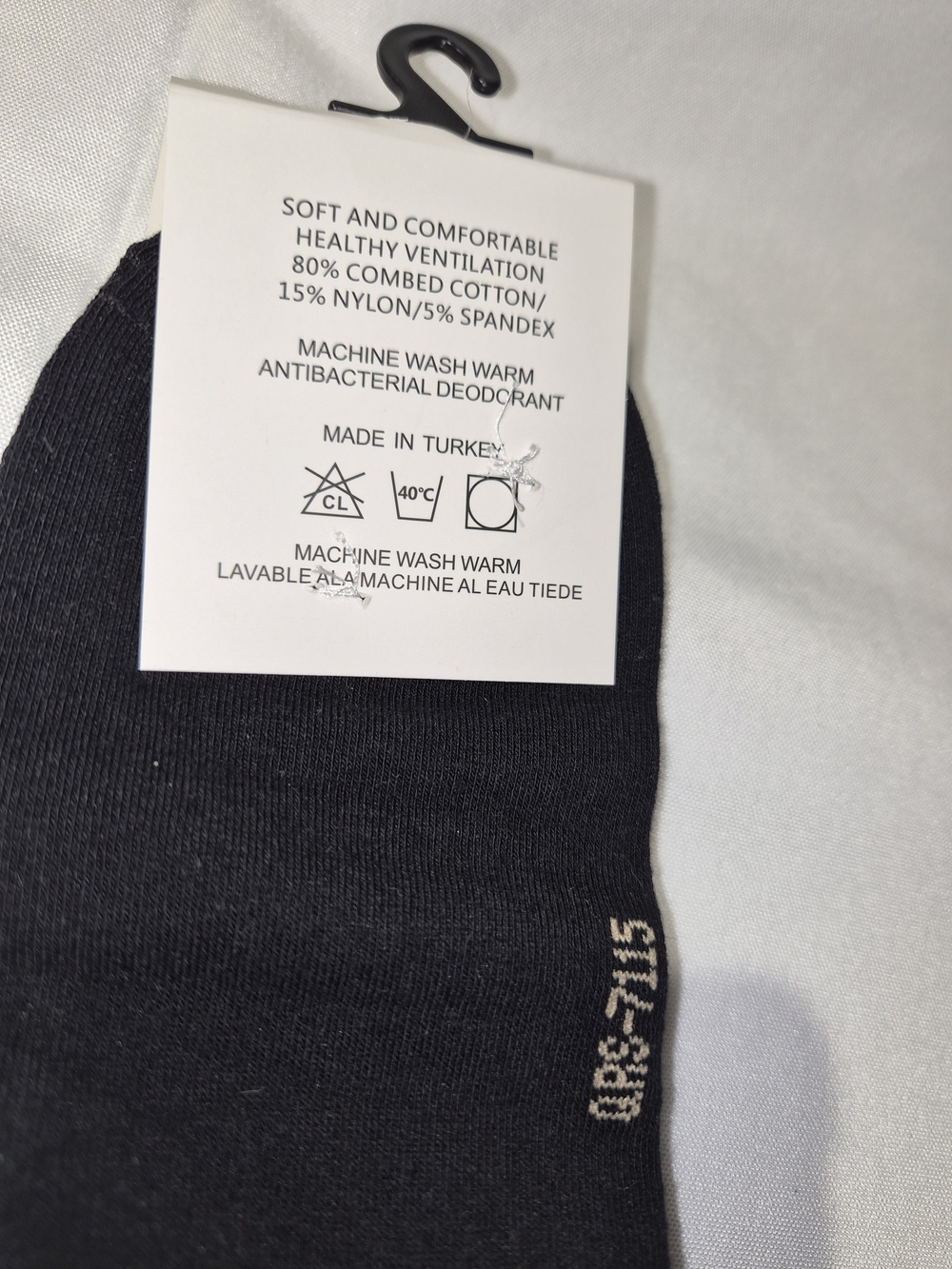Chanel Black Logo Ankle Socks - Picture 3 of 4